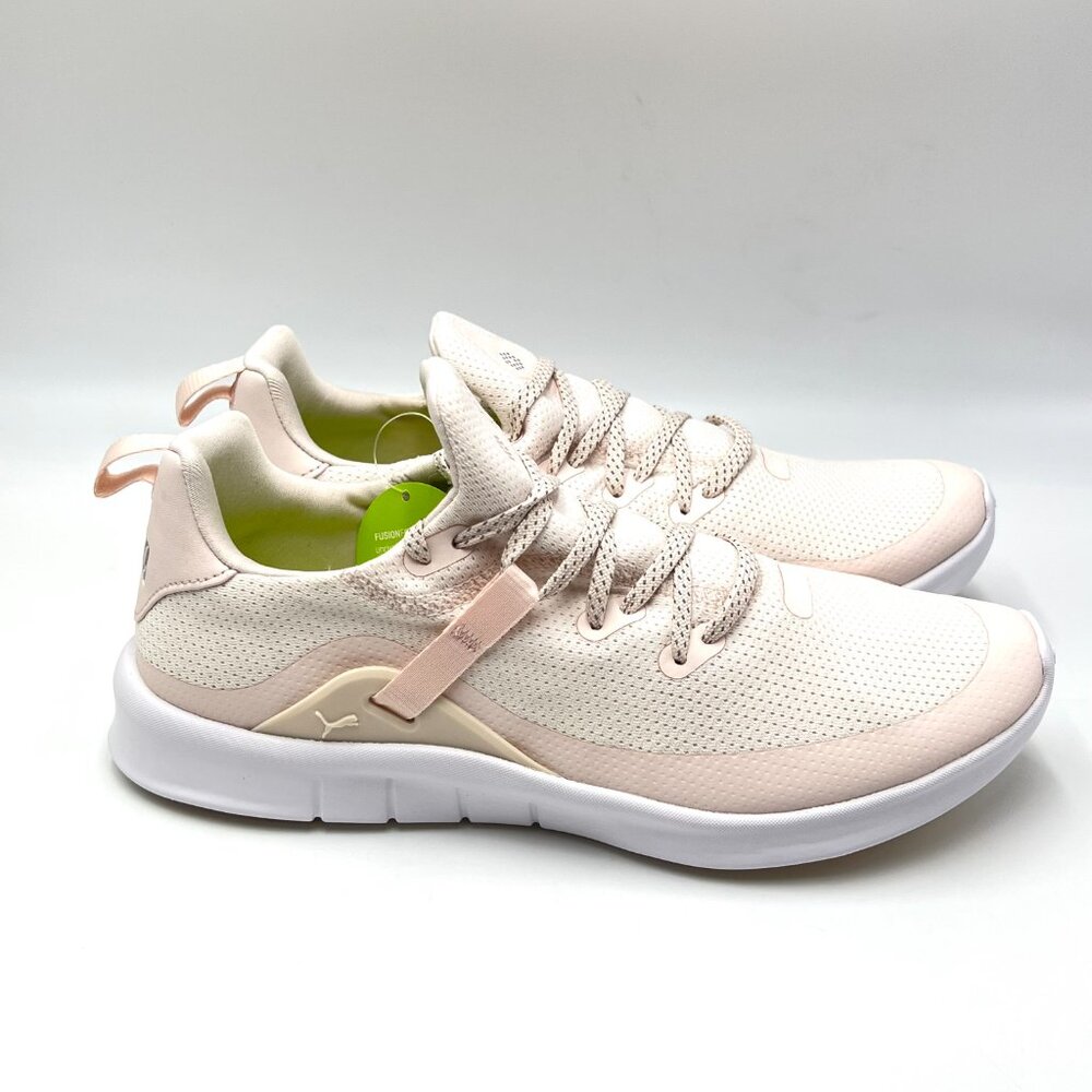 Puma Womens Size 9 Laguna‎ Fusion Sport Pink White Spikeless Golf Shoes Sneakers